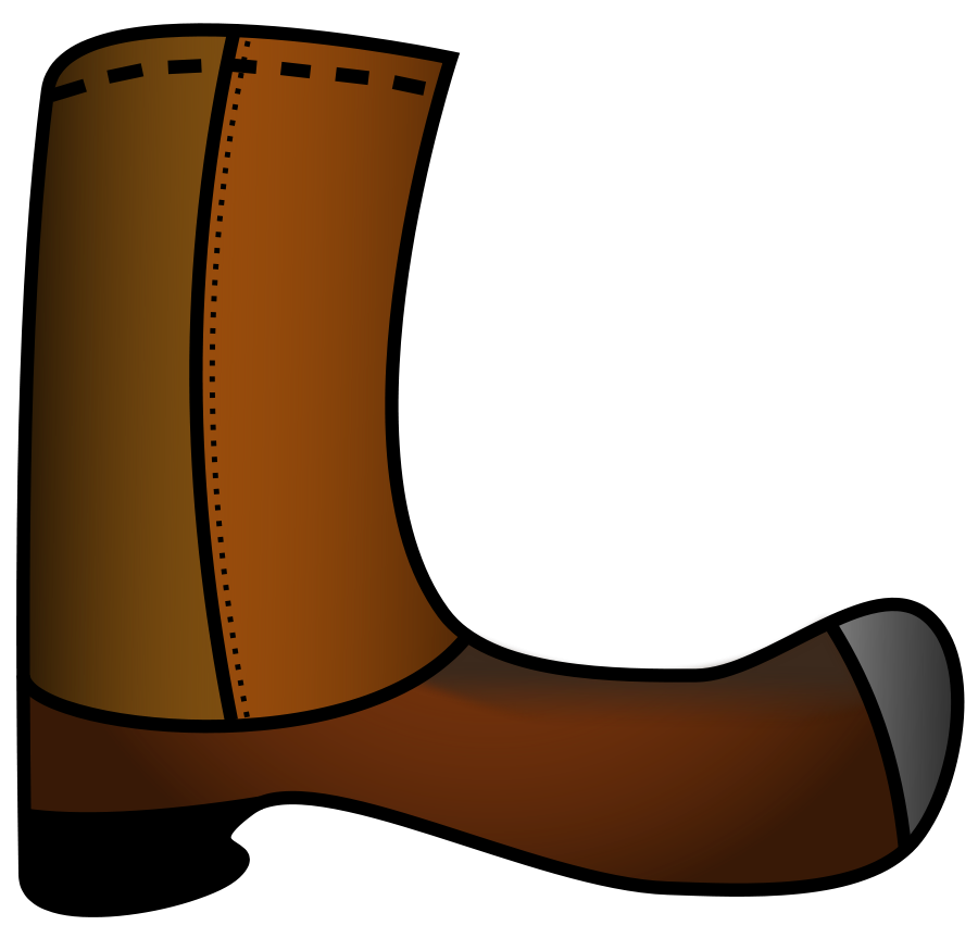 Simple Boot Clipart, vector clip art online, royalty free design ...