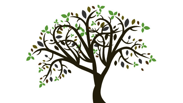 Free vector colorful tree | Free Tree Vector | Free photoshop ...