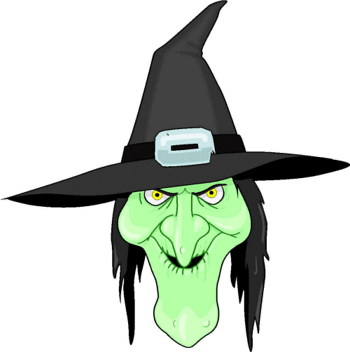 Cartoon Witch Face
