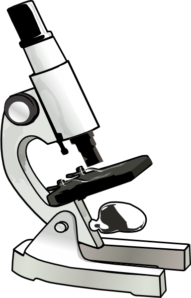 Unlabeled microscope diagram