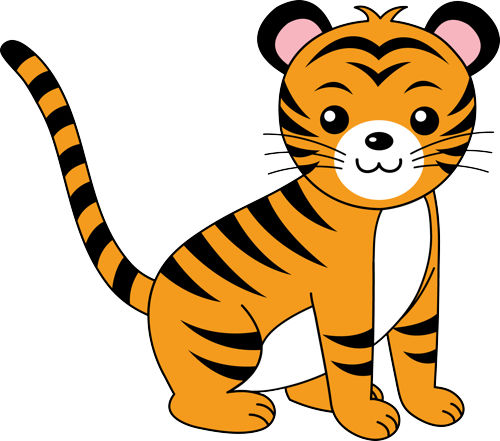 Tiger Clipart Black And White | Clipart Panda - Free Clipart Images