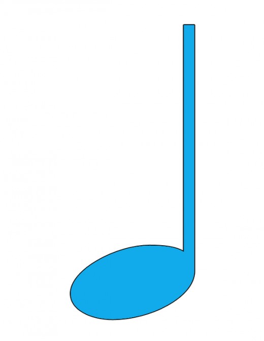 Free Music Clip Art - Quarter Note