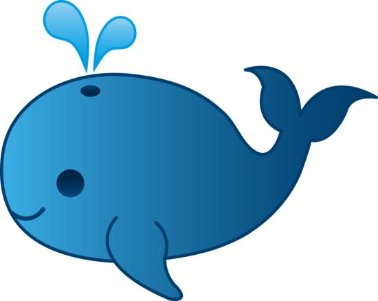 Cute Blue Whale Clip Art | Dolphins | Pinterest