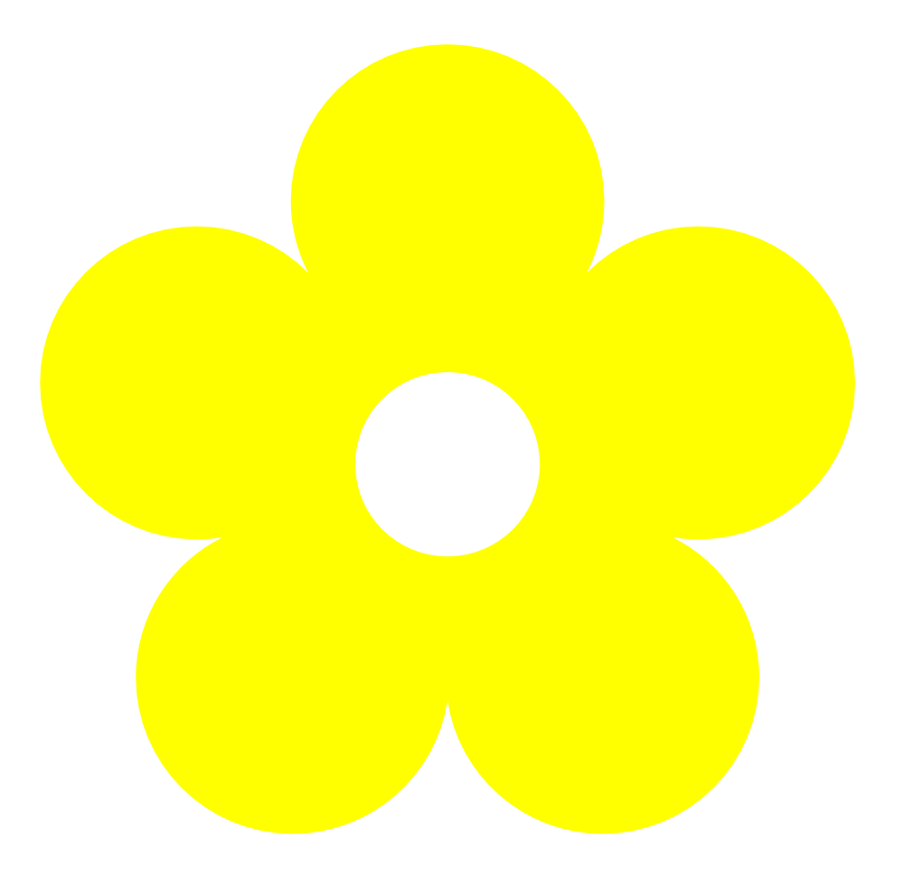 Flowers For > Yellow Flower Clip Art