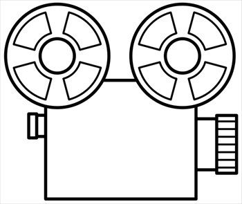 Pix For > Old Film Projector Clip Art