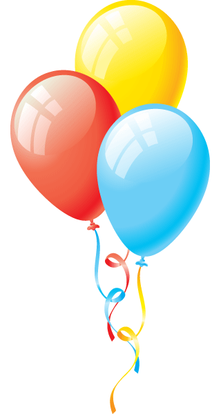 Clipart 50th Birthday Balloons