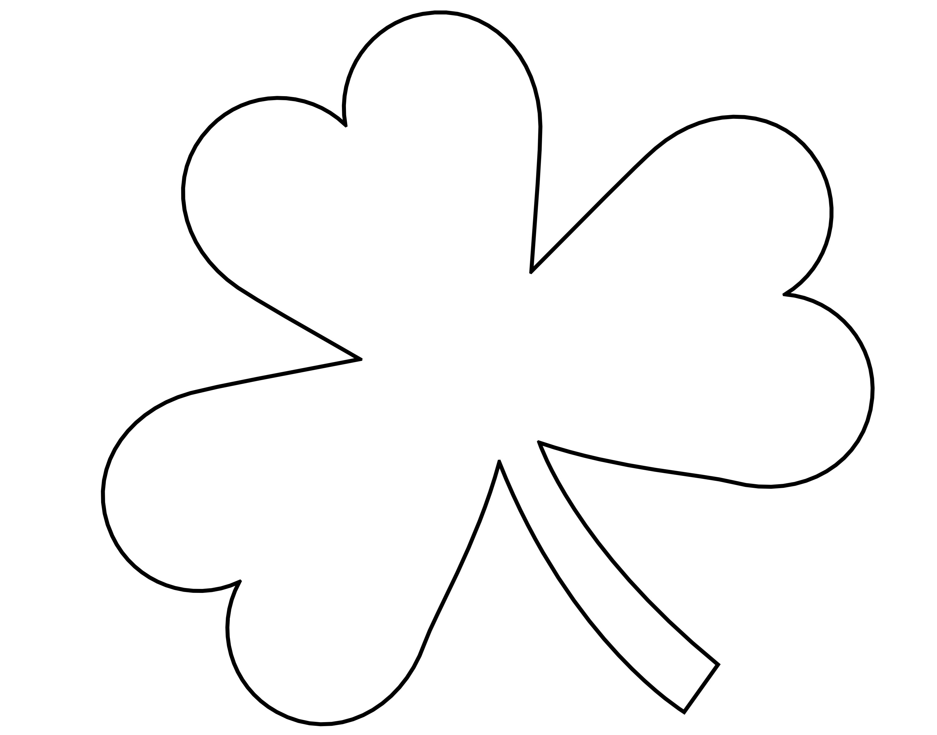 outline-of-shamrock-cliparts-co