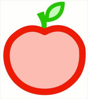 Free Apple-color-outline Clipart - Free Clipart Graphics, Images ...