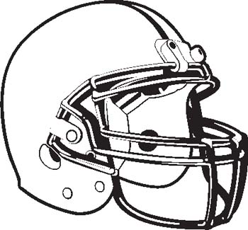 Football Clip Art Black And White Outline | Clipart Panda - Free ...
