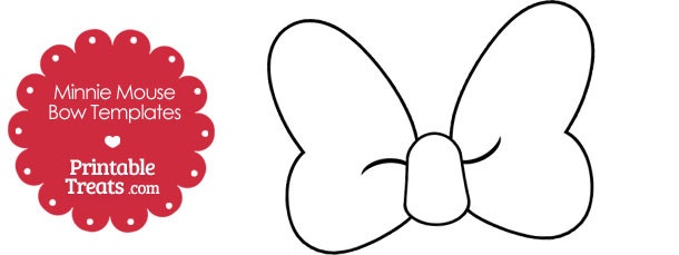 Minnie Bow Template - Cliparts.co