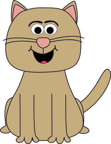 Cartoon Brown Cat | lol-rofl.com