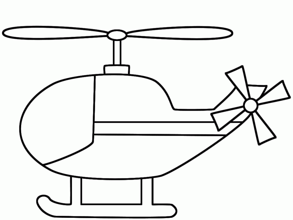 Helicopter 2 Black White Line Art Scalable Vector Graphics SVG ...
