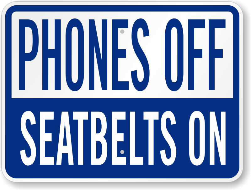 Seat Belt Signs & Labels - Fasten Seat Belts Signs
