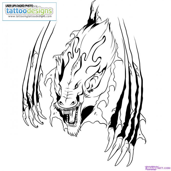 How To Draw Tattoo Step Image | Tattooing Tattoo Designs