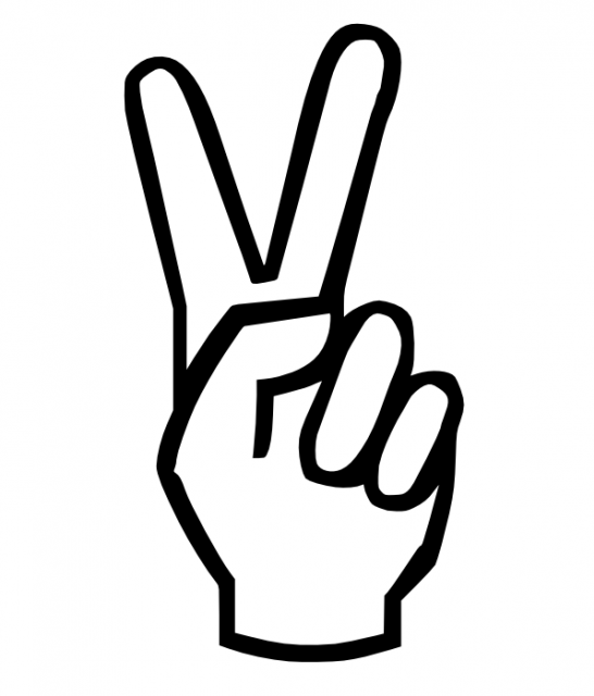 Peace Sign Hand | Clipart Panda - Free Clipart Images