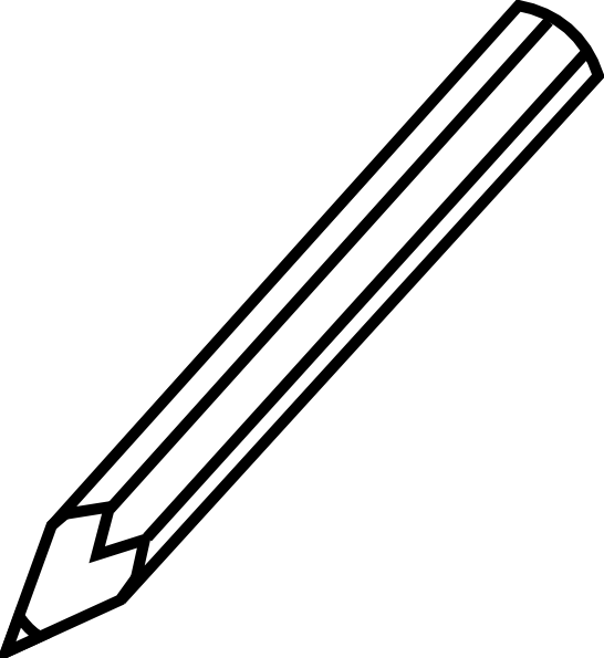 Pencil Clip Art Black And White | Clipart Panda - Free Clipart Images