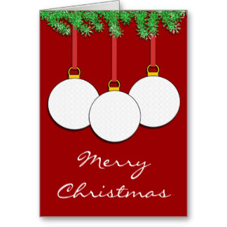 Golf Christmas Cards, Golf Christmas Card Templates, Postage ...