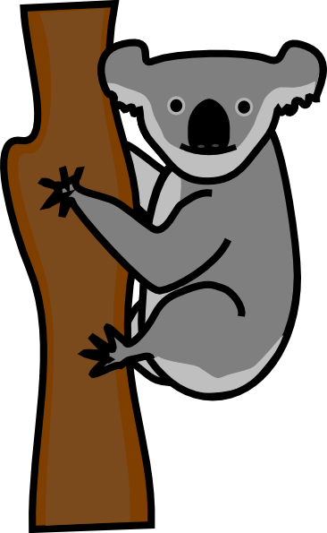 Koala clip art - vector clip art online, royalty free & public domain