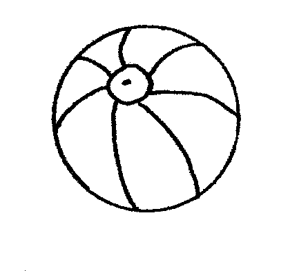 Gallery For Beach Balls Black And White Beach Ball Coloring Pages ...