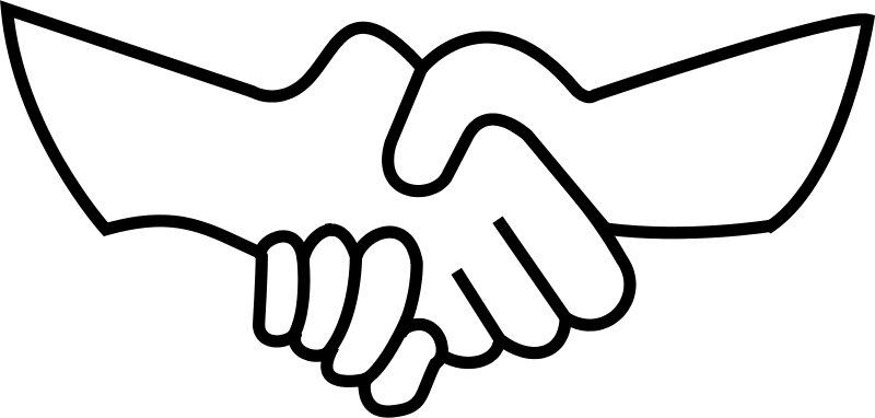 Pix For > Handshake Clipart Png