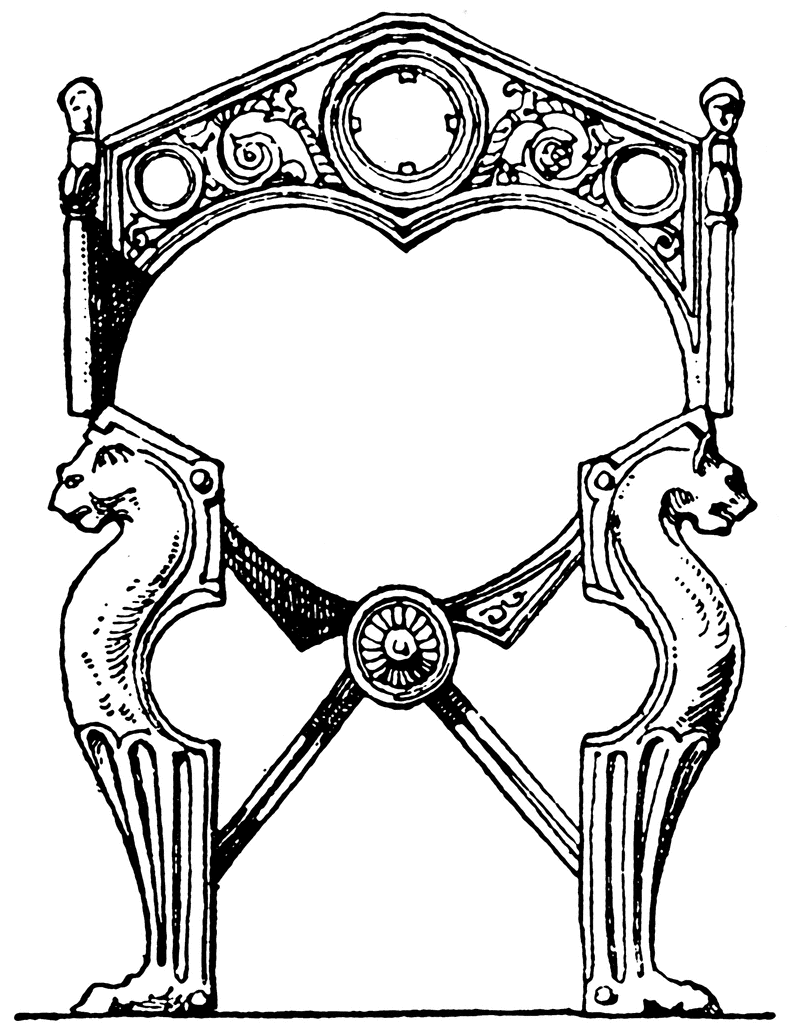 Medieval Folding-Chair | ClipArt ETC