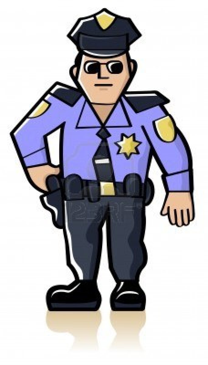 free clipart cartoon policeman - photo #25