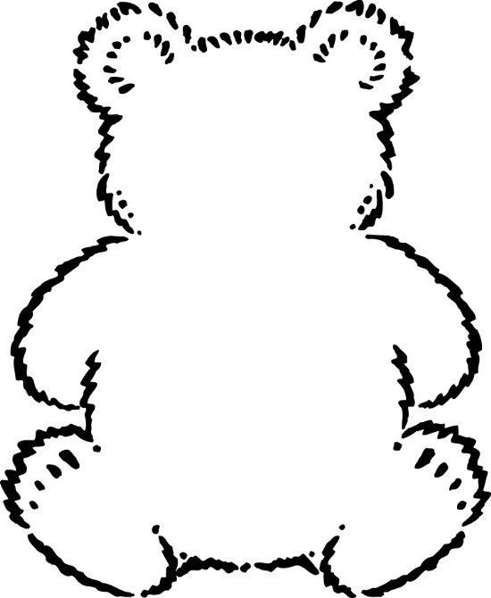 Teddy Bear Outline Cliparts co Teddy Bear Outline Cliparts co