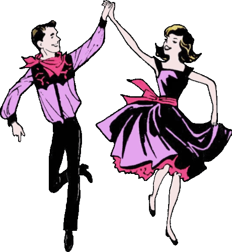 UK Square & Rounds Dancing - Square Dance Clipart