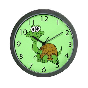 Cartoon Baby Turtle Wall Clock | Gifts For A Geek | Geek T-