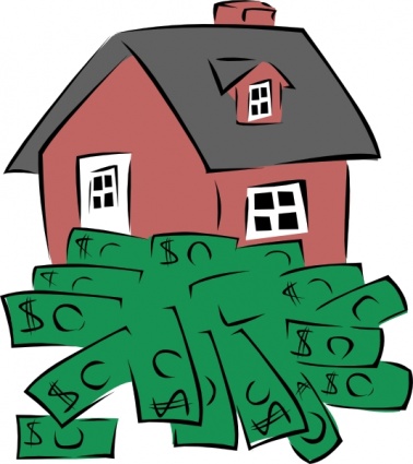 House Sitting On A Pile Of Money clip art - Download free Other ...