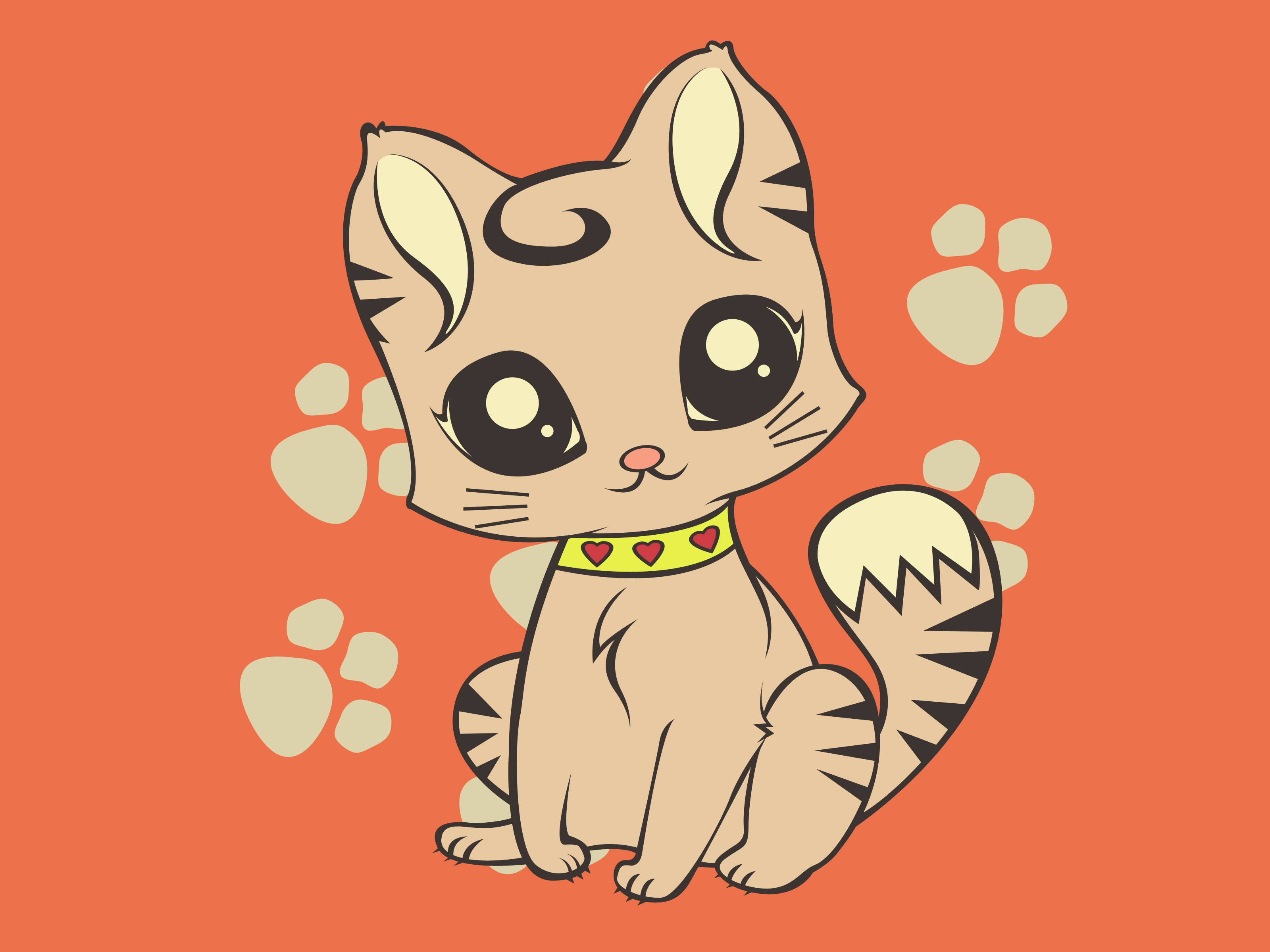 Cute Cartoon Cats - Cliparts.co