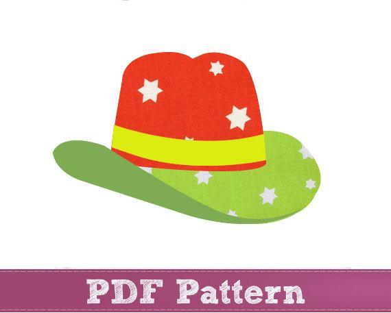 Cowboy Hat Applique Template PDF By Kikoi - Craftsy - Cliparts.co