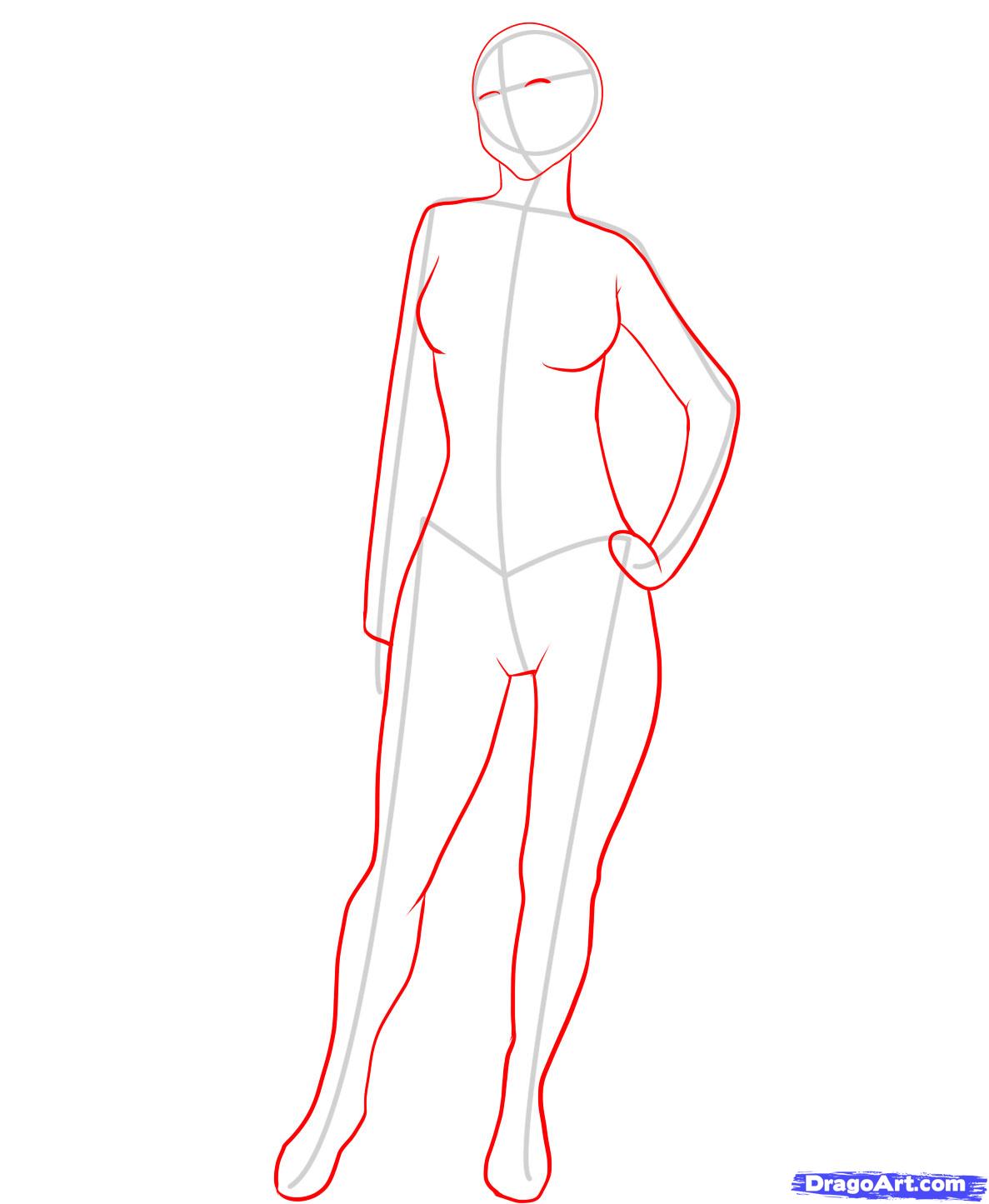 Outline Of Body - Cliparts.co