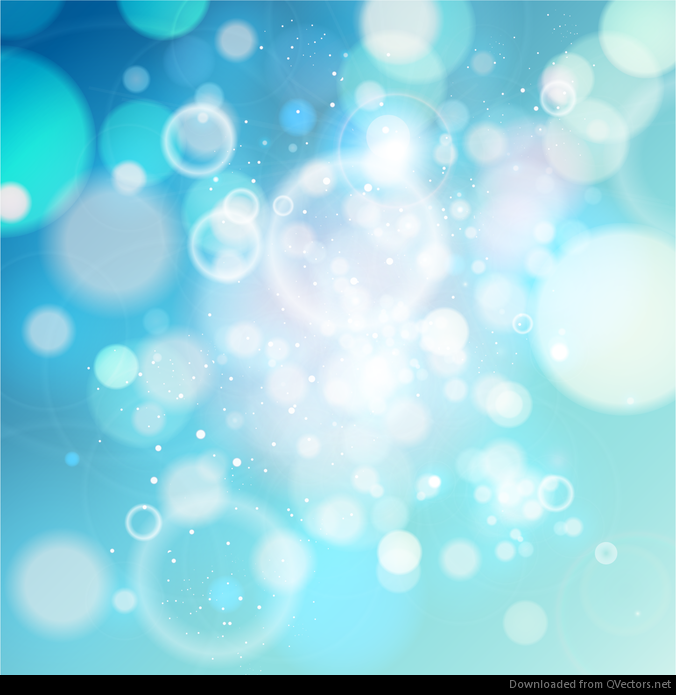 Blue Bokeh Abstract light Background Vector Graphic - Free Vector ...