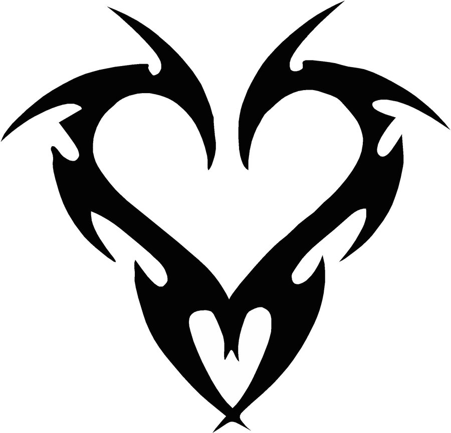 tribal-heart-cliparts-co