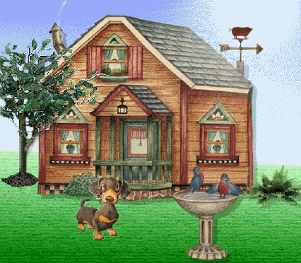 House W/dog Out Front Animated gif by Cheedale | Photobucket