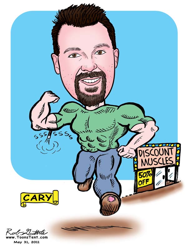 Cartoon muscleman: I've never looked better | Keeping Fit