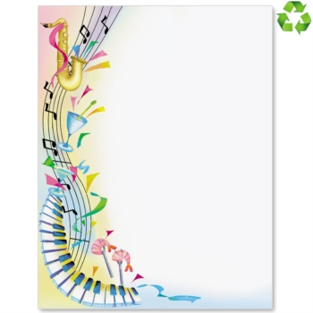 Music and Fun Border Papers | PaperDirect
