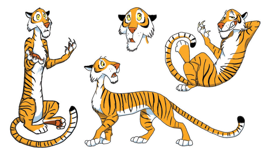DeviantArt: More Like Hand Drawn Tiger Run by Tigerty