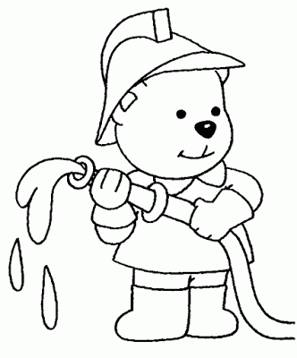 Fireman " Fire Fighter " Printable Coloring Pages | Cartoon ...