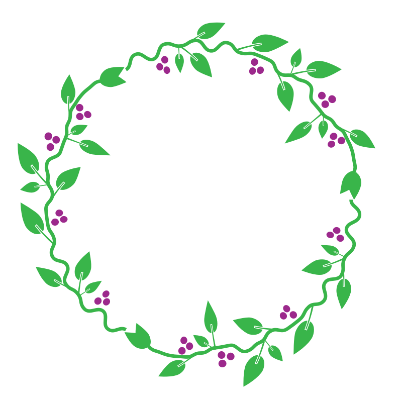 Clipart - flower frame إطار زهور