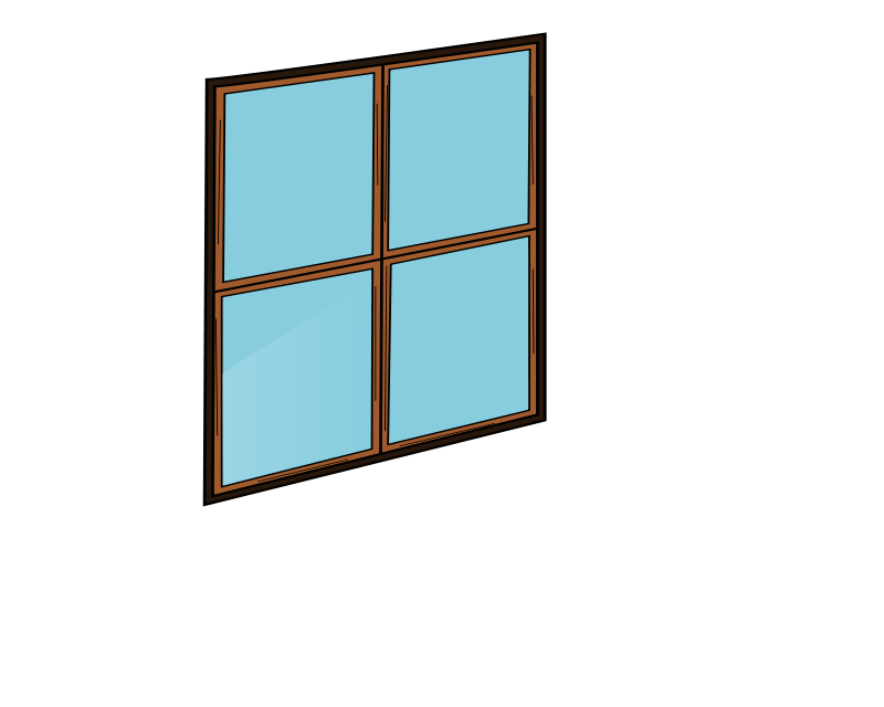 Pix For > House Window Clipart