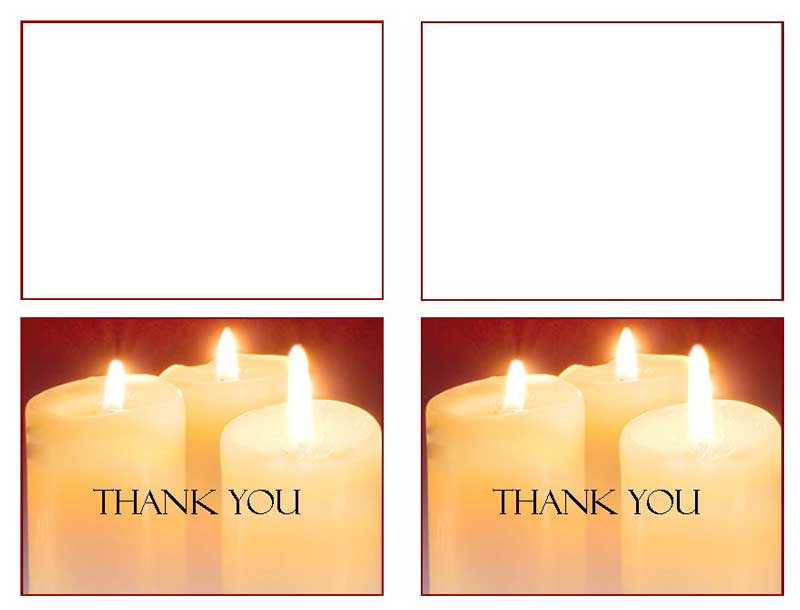 Funeral Programs| Funeral Thank You Card |Glowing Memories
