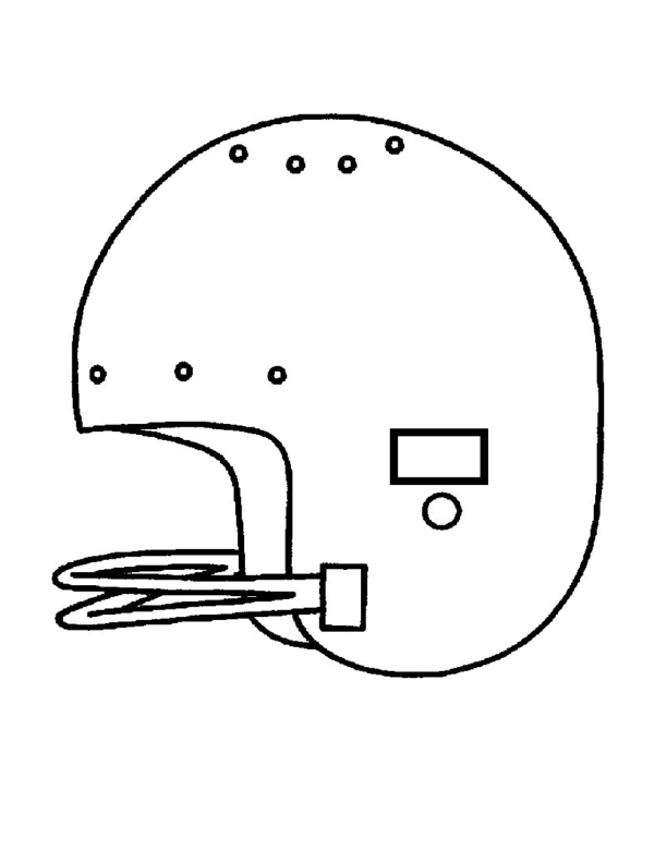 Printable Football Helmets