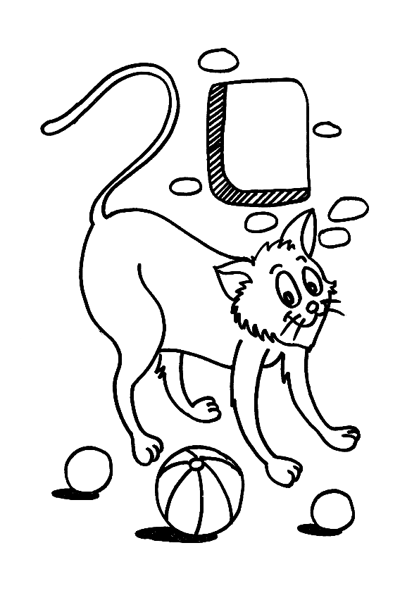 Coloring Pages | Animal | Cat | www.FreeColoringPagesFun.com