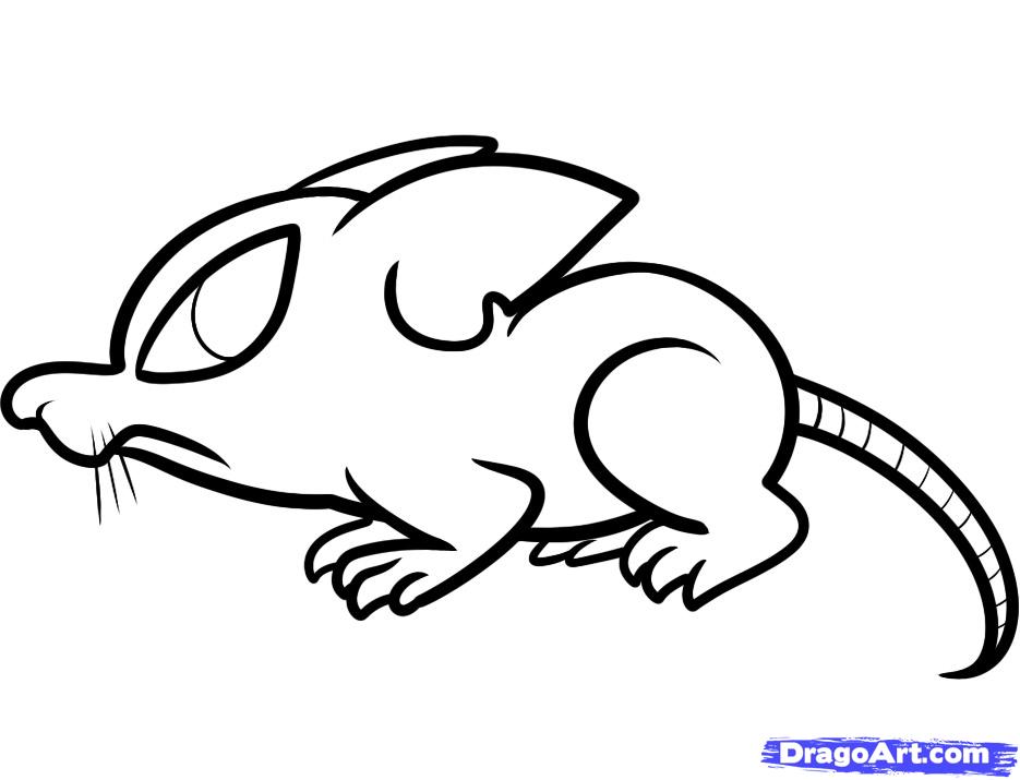 Pix For > Evil Rats Drawing