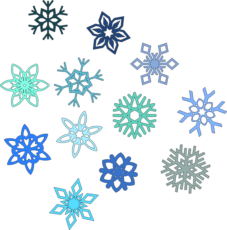 Clipart - Snowflakes