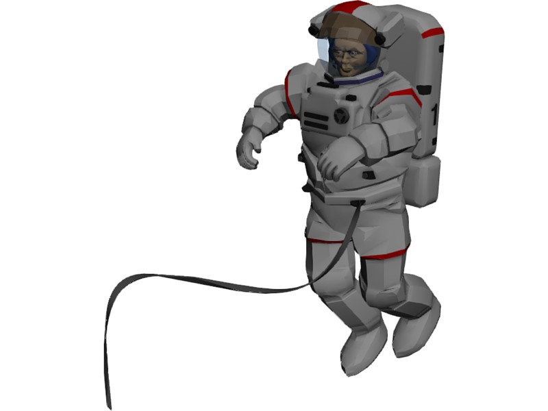 Astronaut 3D Model Download | 3D CAD Browser