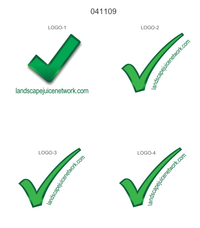 Revamp of the Green Tick logo - Landscape Juice Network
