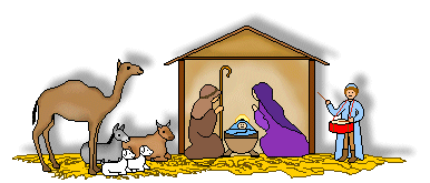 free clipart christmas stable - photo #14